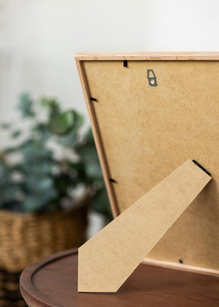 Cadre Mince Chêne Verre Acrylique 20x25 cm