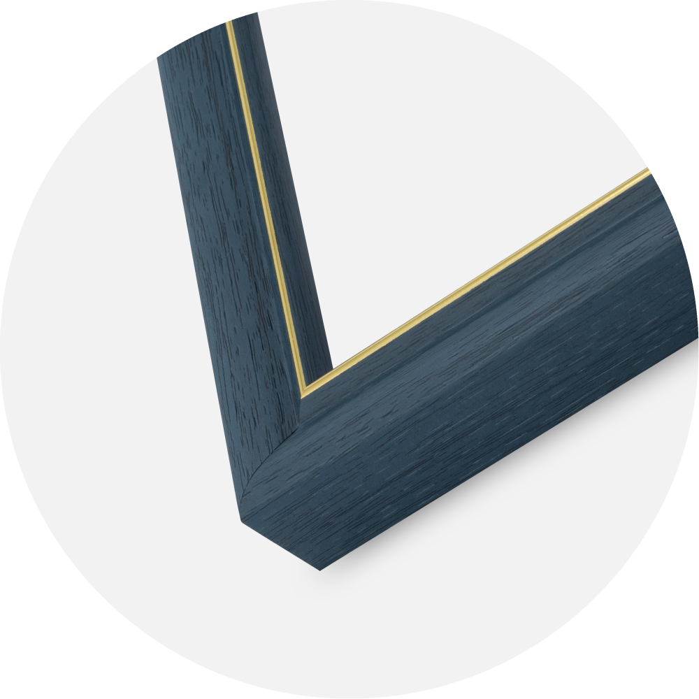 Cadre Canterbury Verre Acrylique Bleu 40x50 cm