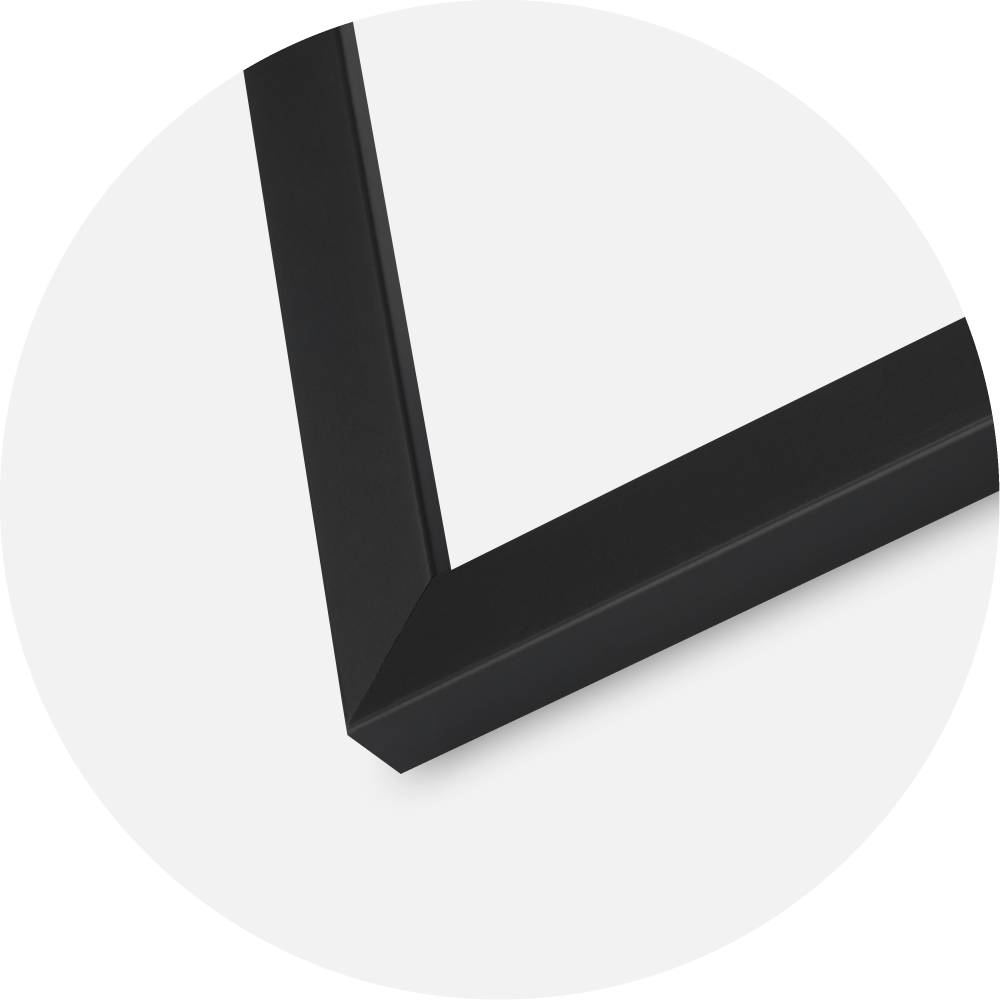 Cadre Oban Verre Acrylique Noir 30x30 cm