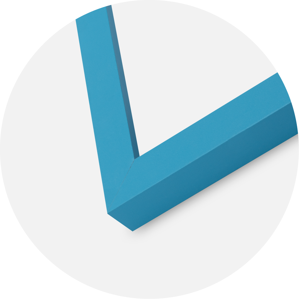 Cadre Selection Verre Acrylique Light Blue 40x40 cm