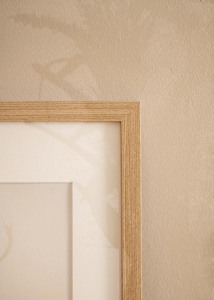 Kader Deco eich 70x70 cm - Passe-partout wäiss 24x24 inches