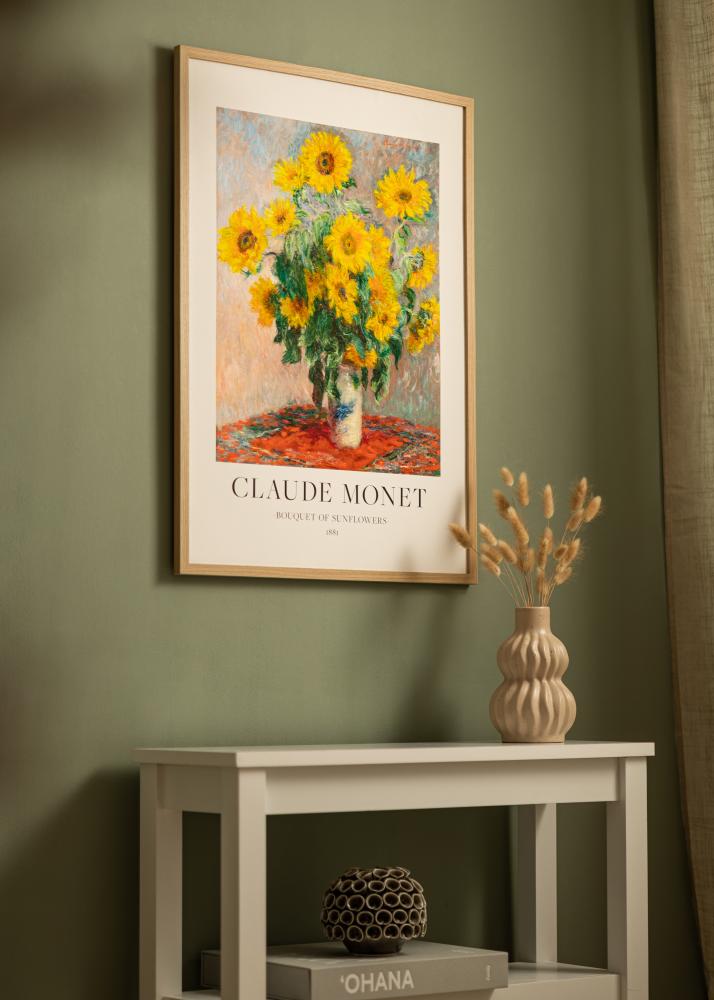 Kader Deco eich 70x70 cm - Passe-partout wäiss 24x24 inches