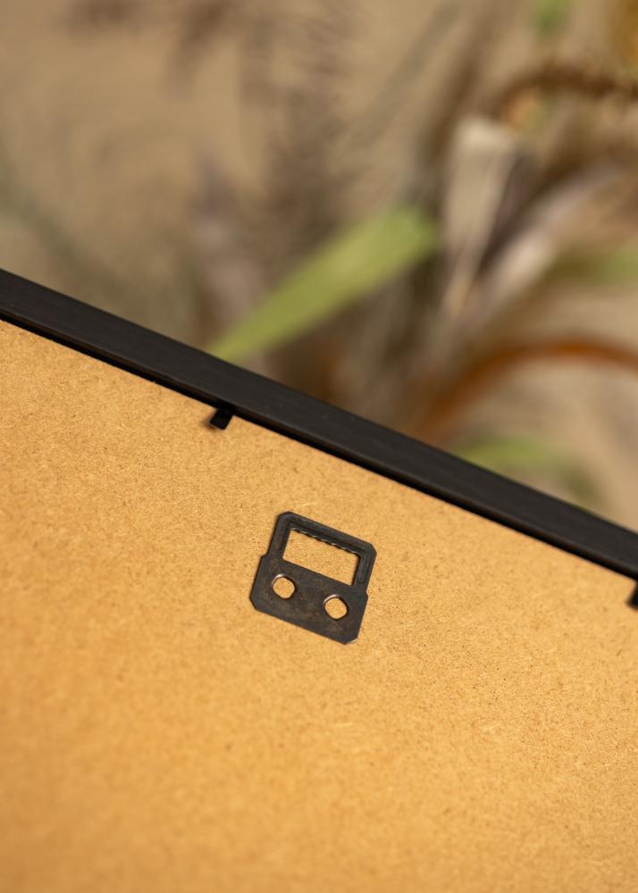 BGA Kader Boîte schwaarz 40x50 cm - Passe-partout wäiss 29,7x42 cm