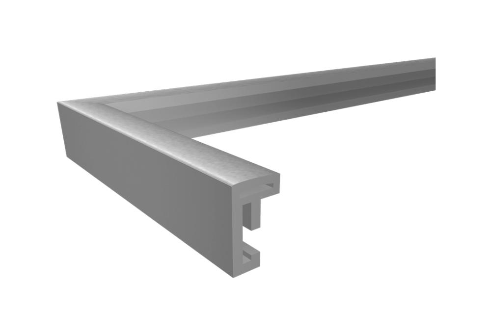 Kader New Lifestyle Acier 10x18 cm - Passe-partout wäiss 8x10 cm