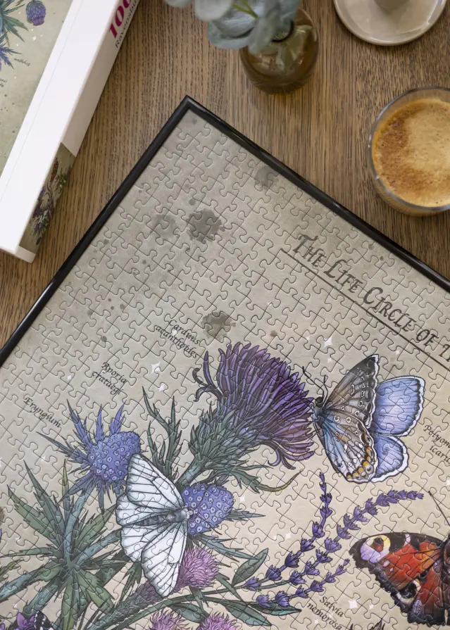 Cadre de puzzle Noir 30x40 cm