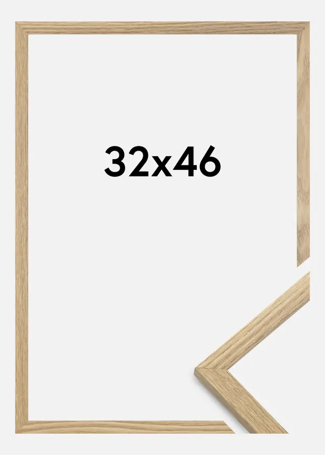 Cadre Trendy Verre Acrylique Chêne 32x46 cm