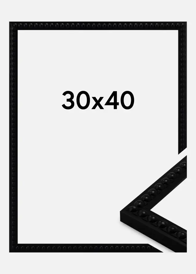 Cadre Perla Verre Acrylique Noir 30x40 cm