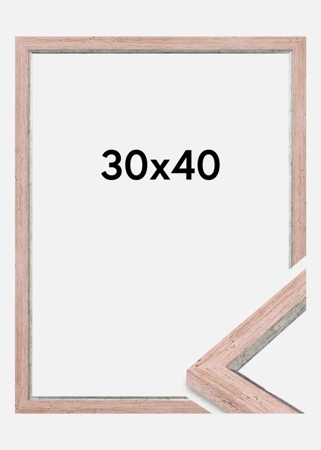 Cadre Whitby Verre Acrylique Rouge 30x40 cm