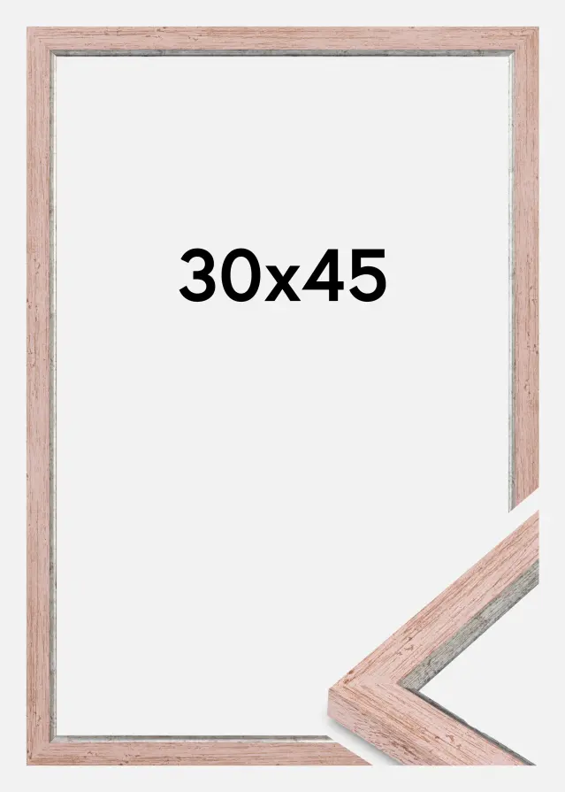 Cadre Whitby Verre Acrylique Rouge 30x45 cm