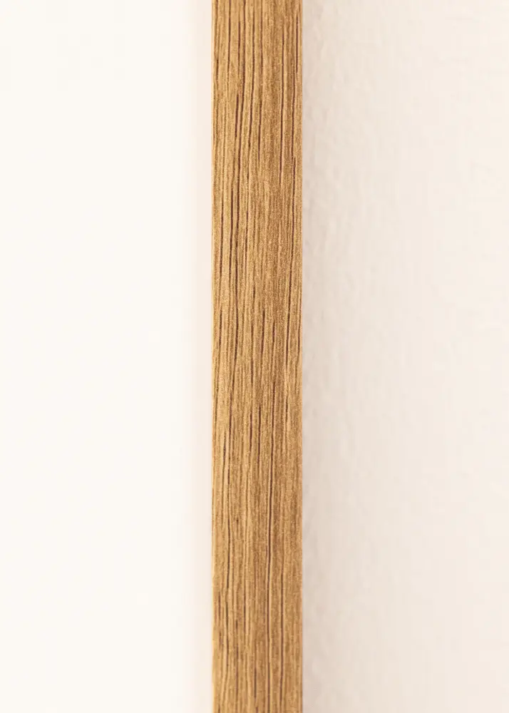 Kader Modern Teak 60x80 cm - Passe-partout wäiss 50x70 cm