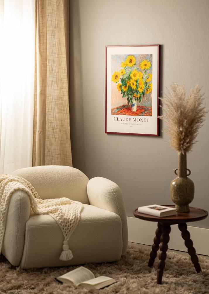 Colorful Verre acrylique Rouge 50x70 cm