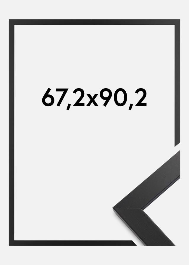 Cadre Black Wood Verre Acrylique 67,2x90,2 cm