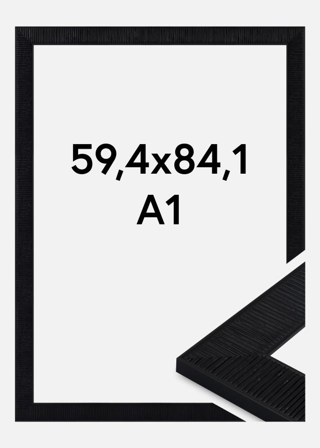 Cadre Lund Verre Acrylique Noir 59.4x84 cm (A1)