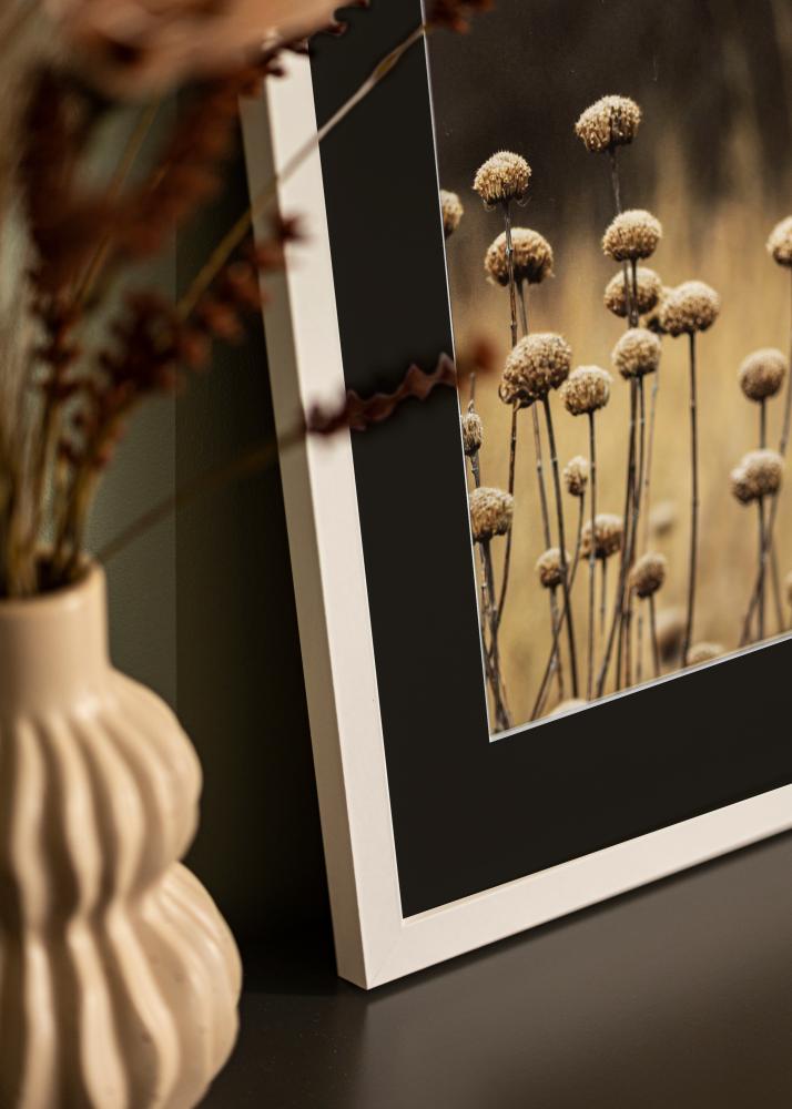 Cadre Selection Blanc 70x100 cm - Passe-partout Noir 62x93 cm