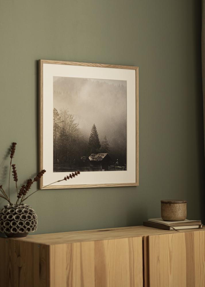 Cadre Kaspar Verre acrylique Chêne 35x35 cm