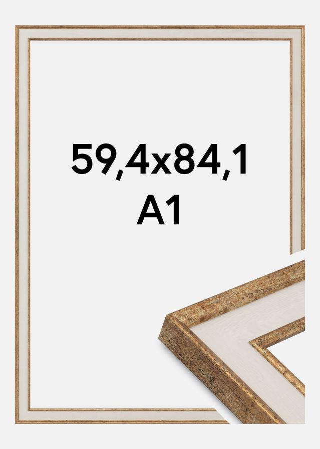Cadre Dolly Verre Acrylique Or 59.4x84 cm (A1)