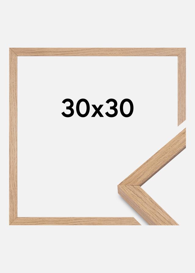 Cadre Montgomery Mat Verre antireflet Chêne 30x30 cm