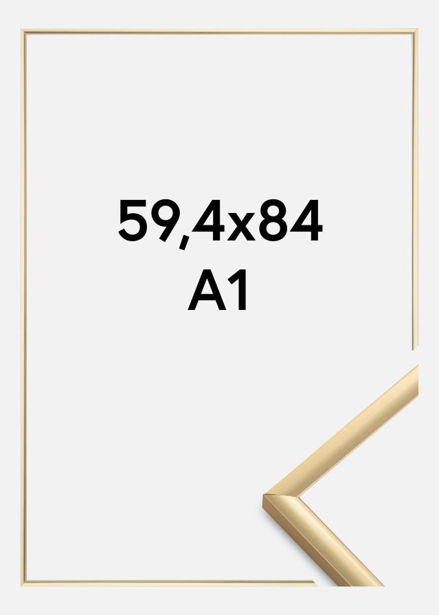 Cadre New Lifestyle Verre acrylique Or 59,4x84 cm (A1)