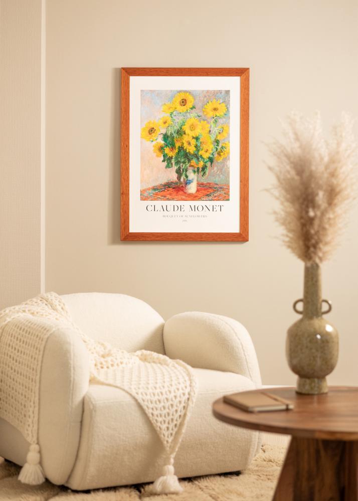 Cadre Juno Verre acrylique Cerise 60x70 cm