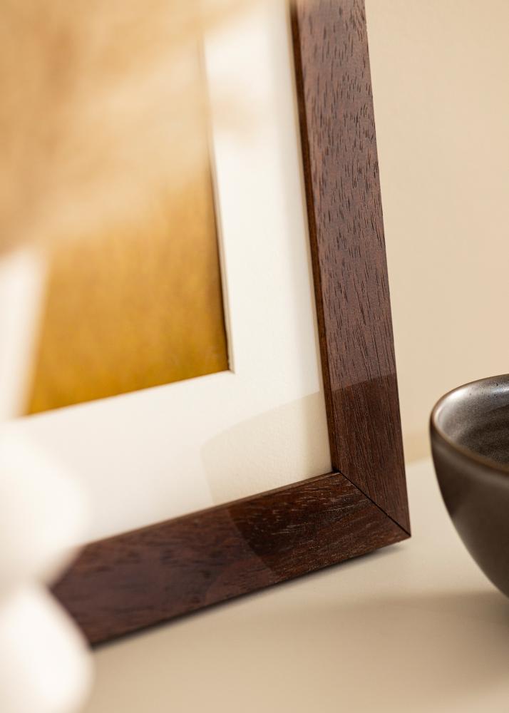 Cadre Juno Verre acrylique Teck 70x90 cm