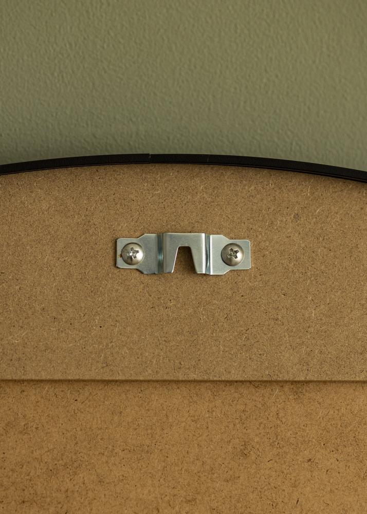 Miroir Modern Noir diamètre 80 cm