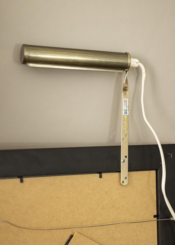 Eklunds Art 1 tavelbelysning - Antikmässing