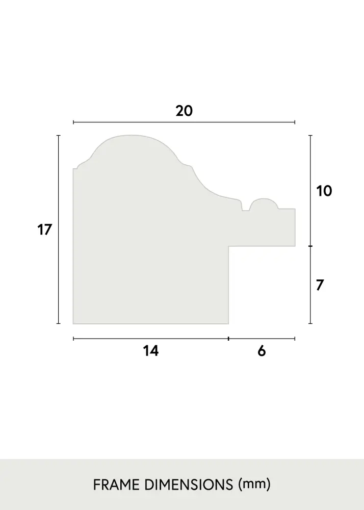 Cadre Gala Blanc 18x24 cm - Passe-partout Blanc 13x18 cm