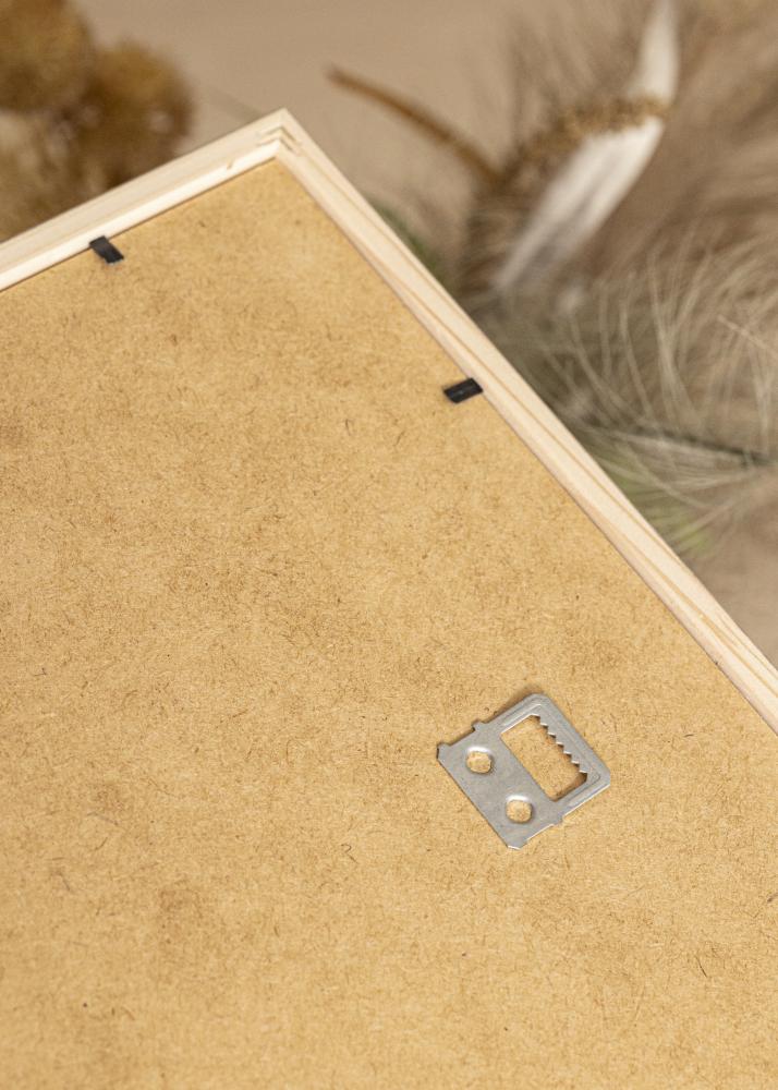 Cadre Edsbyn Verre Acrylique Noyer Clair 60x60 cm