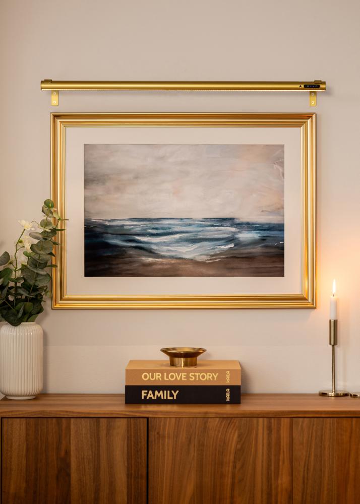 KAILA Brilliance Éclairage de Tableau à Piles 80 cm - Or