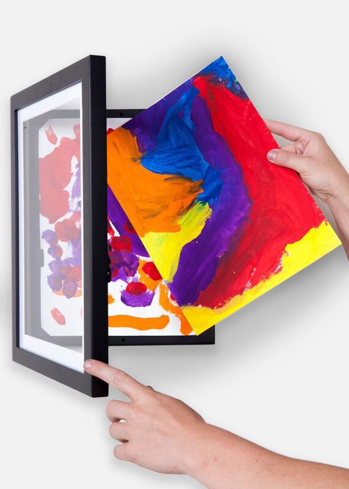 Cadre pour dessins Little Davinci Noir A3