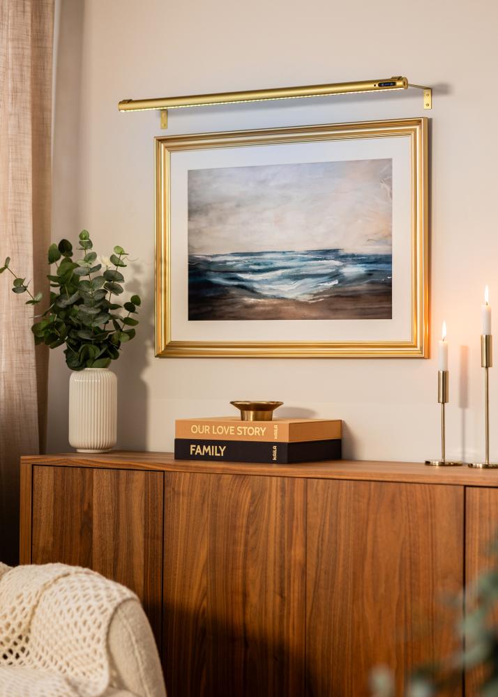 KAILA Brilliance Éclairage de Tableau à Piles 80 cm - Or