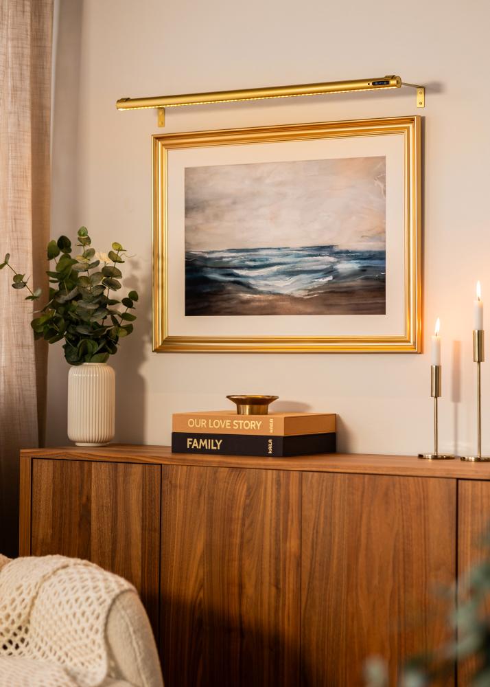 KAILA Brilliance Éclairage de Tableau à Piles 80 cm - Or