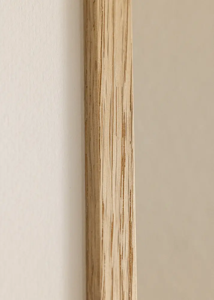 Cadre Oslo Chêne 40x50 cm - Passe-partout Blanc 30x40 cm