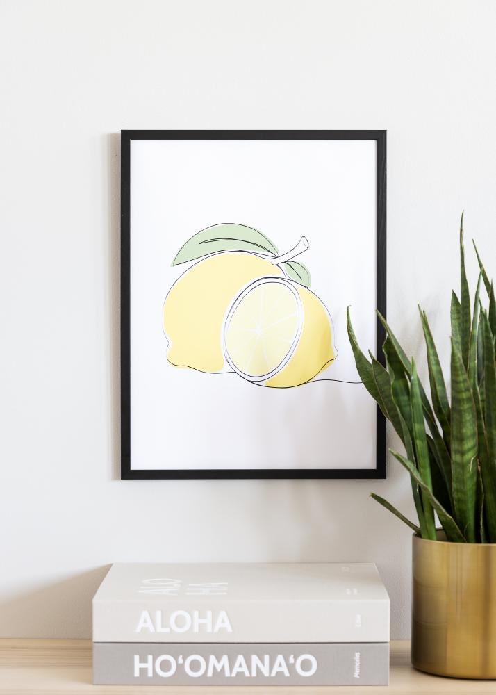 Cadre Galant Noir Verre Acrylique 10x15 cm