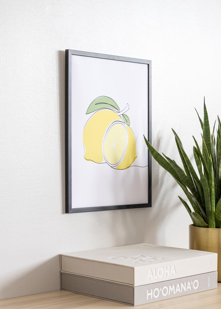 Cadre Galant Noir Verre Acrylique 10x15 cm