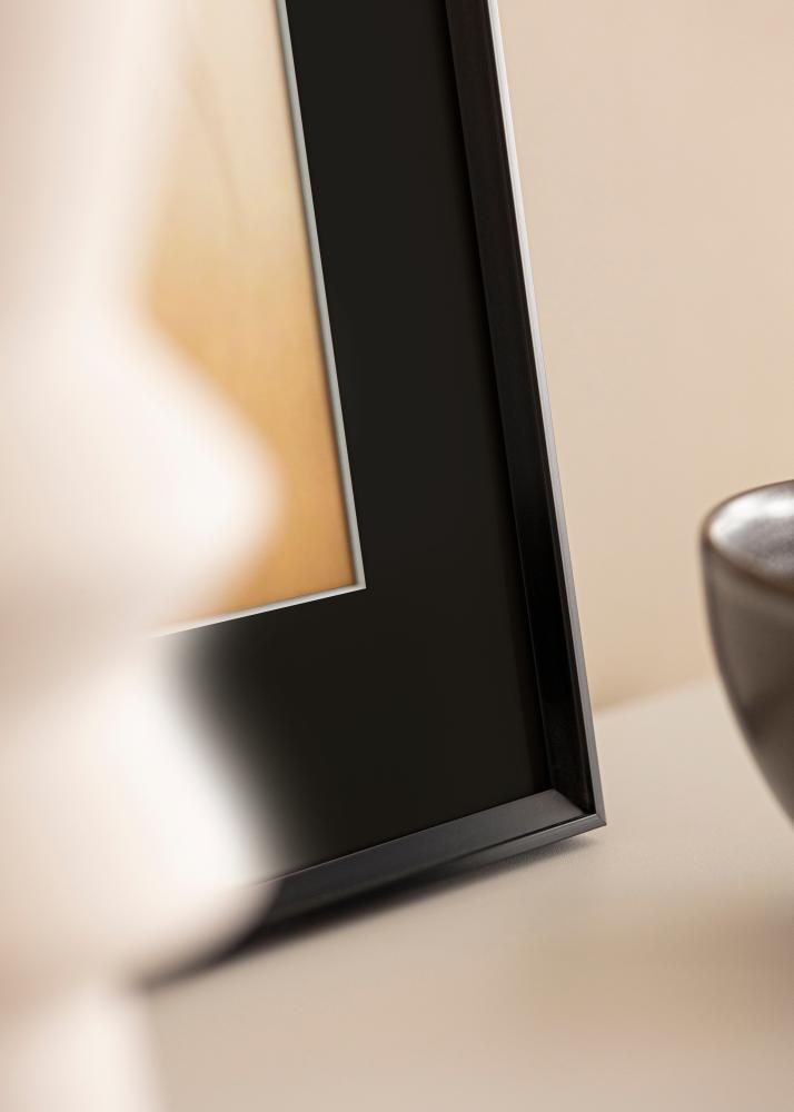 Cadre Desire Noir 40x50 cm - Passe-partout Noir 27x35 cm