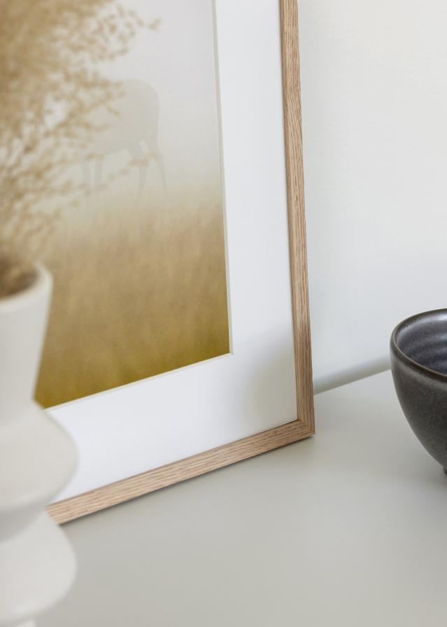Cadre chêne étroit Acrylique 30x70 cm
