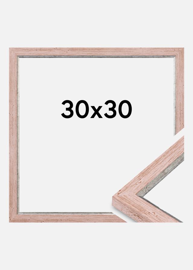 Cadre Whitby Verre Acrylique Rouge 30x30 cm