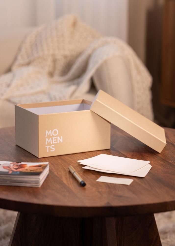 KAILA MOMENTS Boîte à photos (700 images en 10x15 cm) - Crème