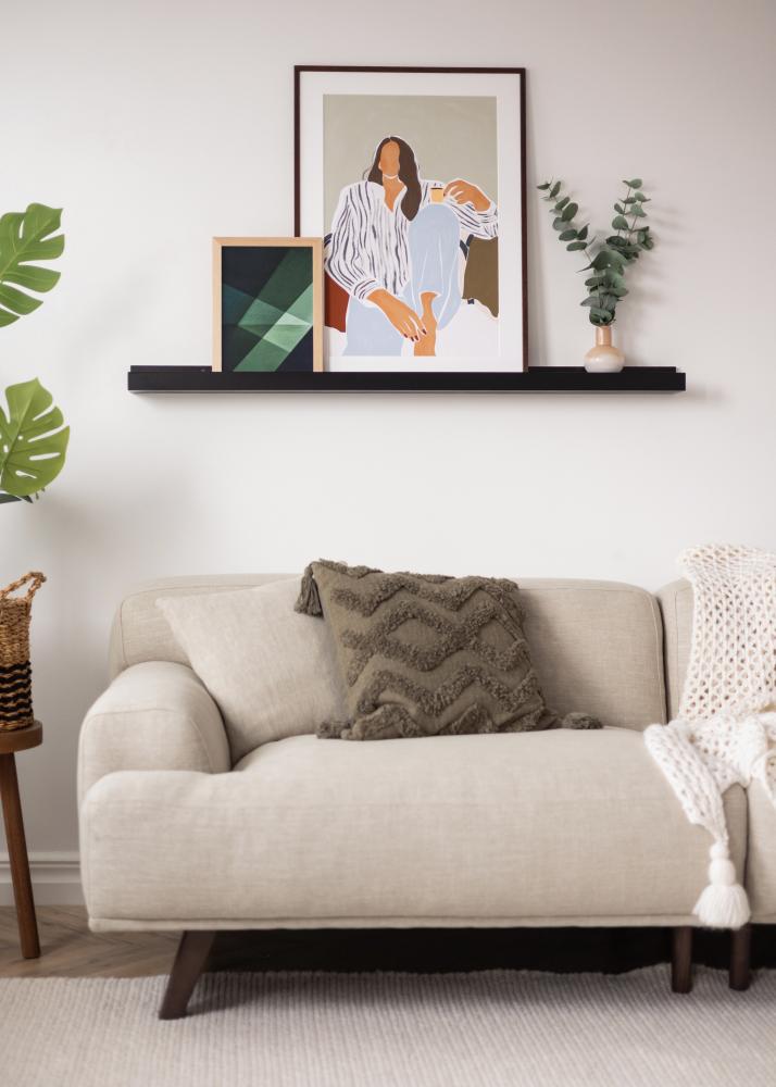 KAILA Étagère à tableau Noire 130 cm