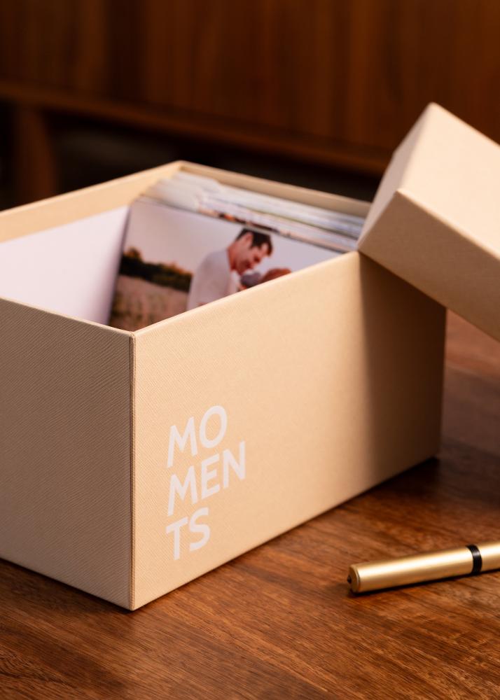 KAILA MOMENTS Boîte à photos (700 images en 10x15 cm) - Crème
