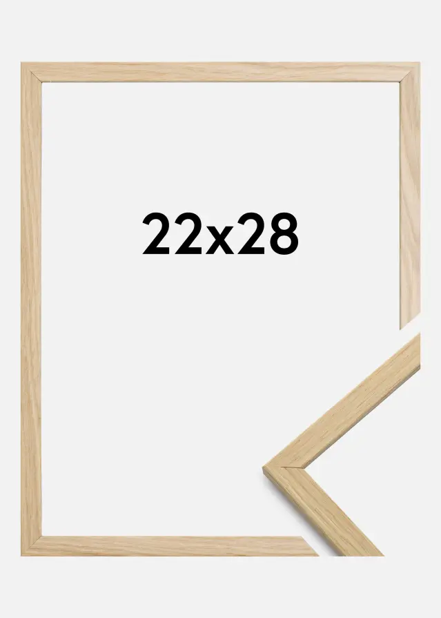 Cadre Edsbyn Verre Acrylique Chêne 22x28 cm