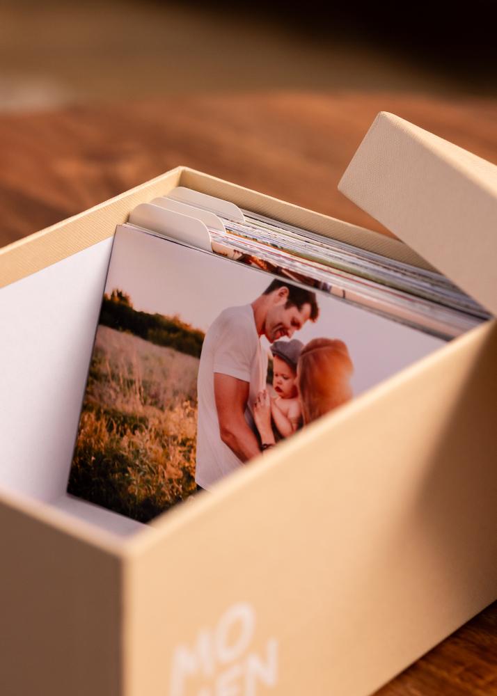 KAILA MOMENTS Boîte à photos (700 images en 10x15 cm) - Crème