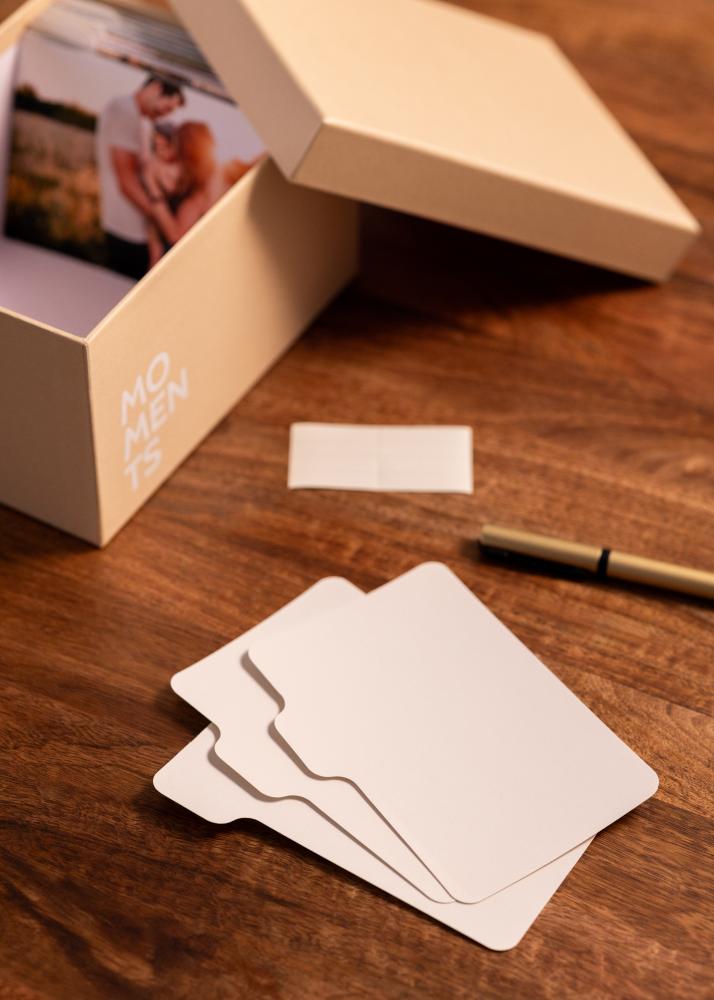 KAILA MOMENTS Boîte à photos (700 images en 10x15 cm) - Crème