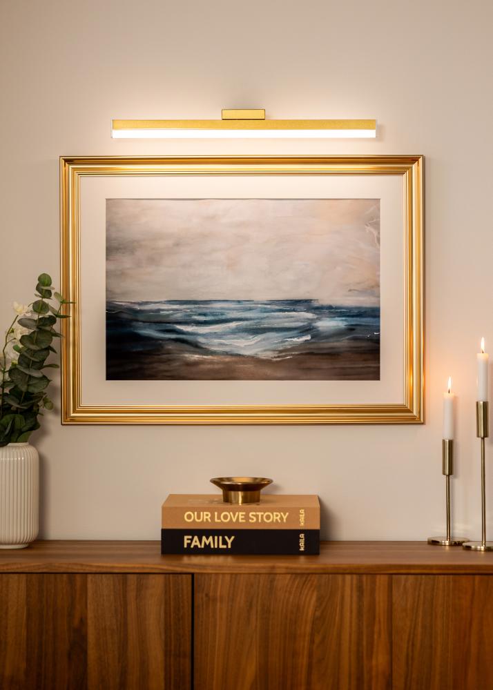 KAILA Glimmer Cadre Lumière pour Tableau à Piles 55 cm - Doré