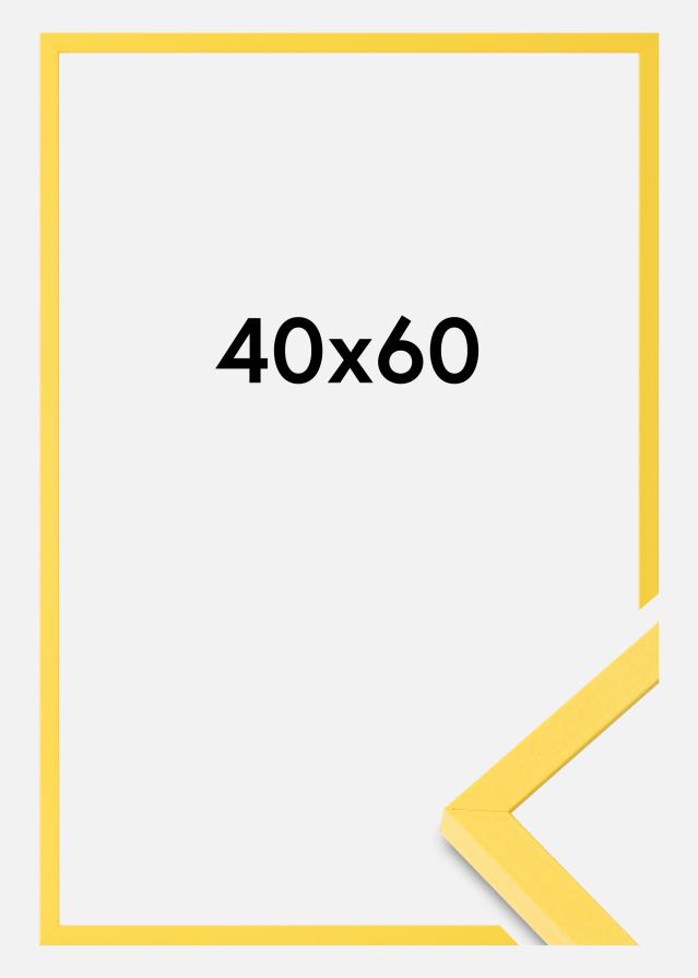 Colorful Verre acrylique Jaune 40x60 cm