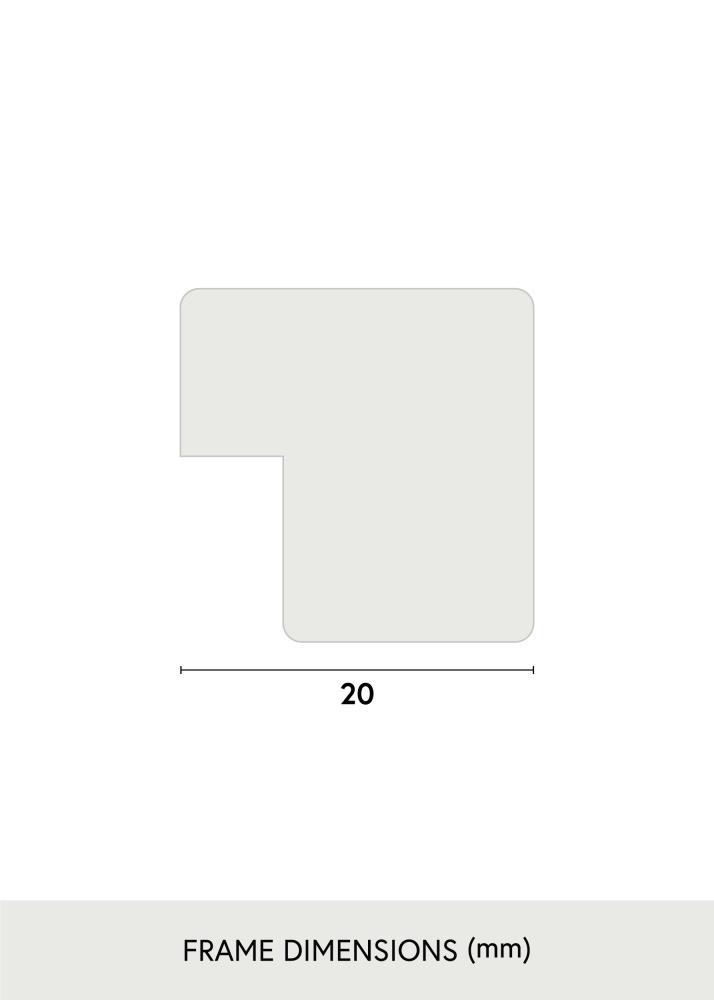 Miroir Solid Oak 48x133 cm