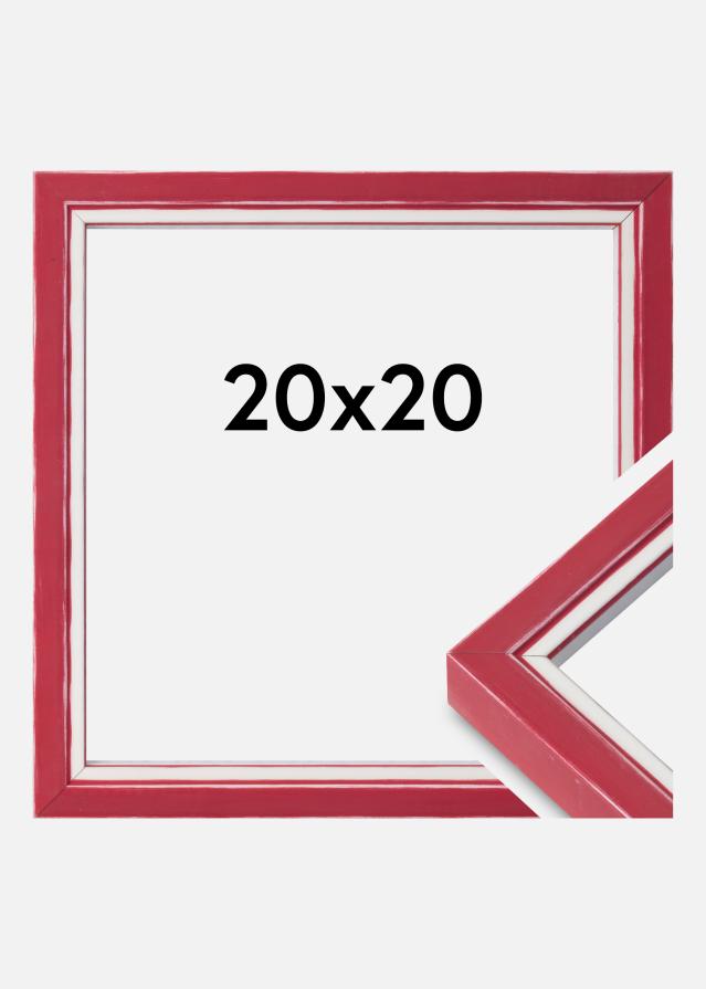 Cadre Diana Verre acrylique Rouge 20x20 cm