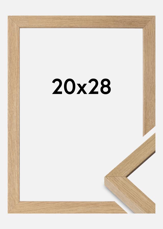 Cadre Hermes Verre acrylique Natural Oak 20x28 cm