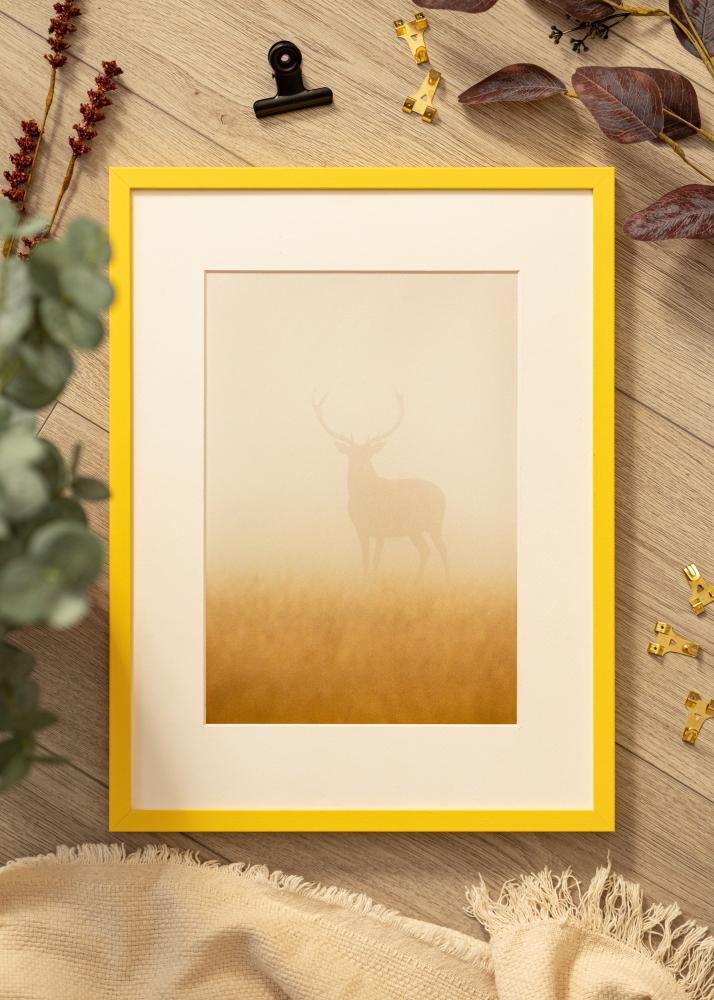 Colorful Verre acrylique Jaune 50x70 cm